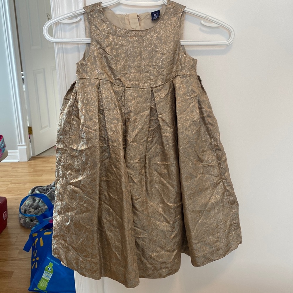Gold Baby Gap Dress.
